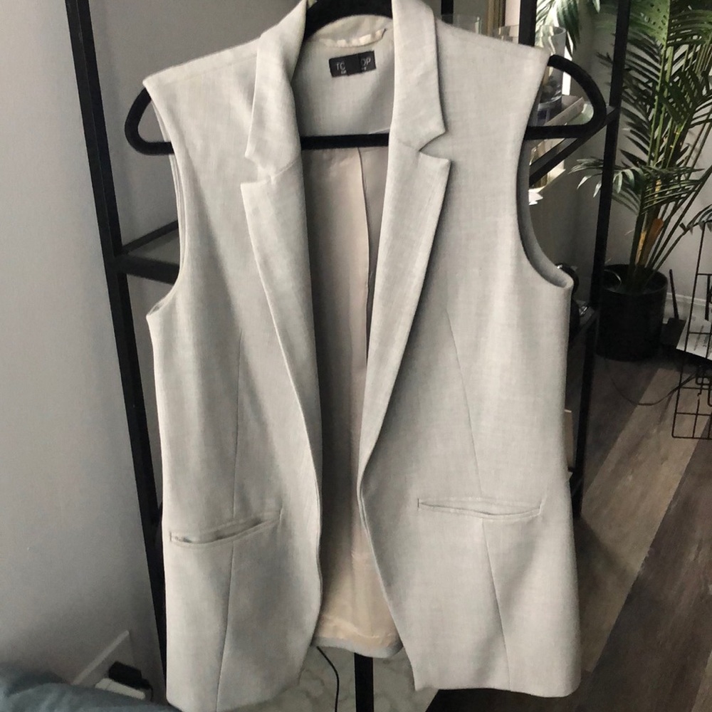 Top shop long vest